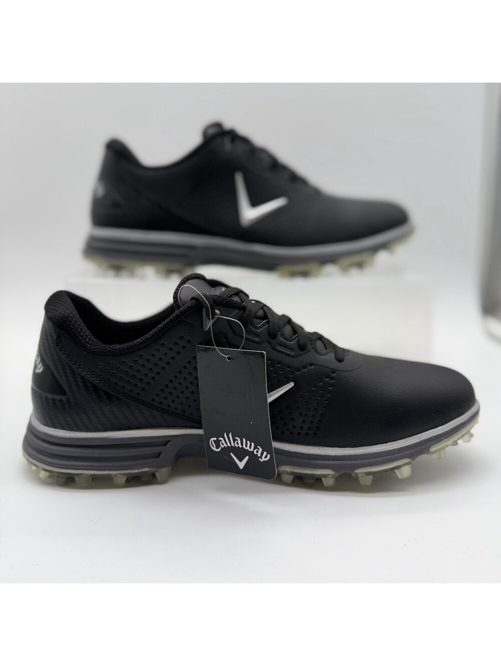 🔥NEW🔥Callaway Men’s Size 8.5 Coronado V3 Spiked CG100BS Golf Shoes - Picture 1 of 8
